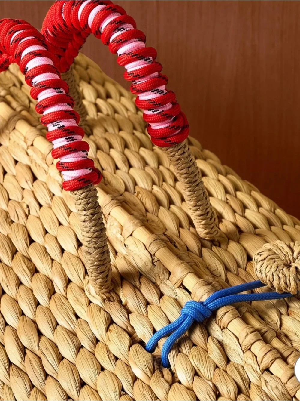 Rosie Assoulin x Target Natural-Woven raffia weekender bag